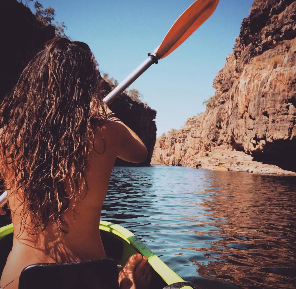 Canoeing on the Katherine River