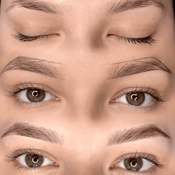 eyebrow microblading before and after