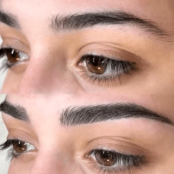 microbladed eyebrows